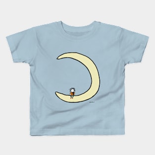 Lluna i acordió diatònic Kids T-Shirt